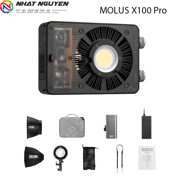 Zhiyun MOLUS X100 Bi-Color Pocket COB Monolight (Pro Kit)