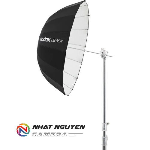 Dù Phản Trắng 85cm Godox - Softbox Godox White Parabolic Umbrella UB-85W