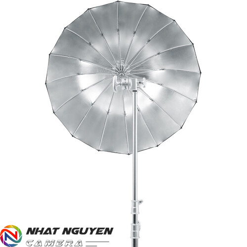 Dù Phản Bạc 85cm Godox - Softbox Godox Silver Parabolic Umbrella UB-85S, kèm vải lọc