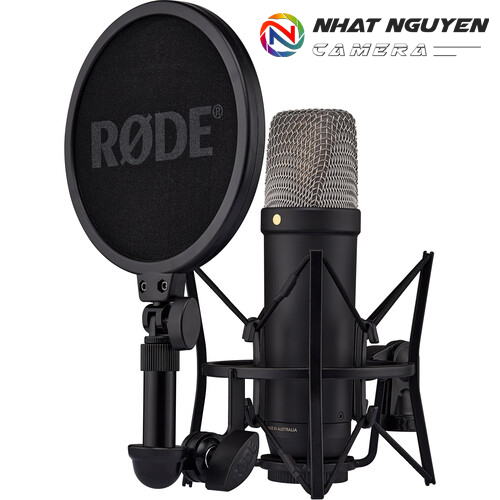 Micro RODE NT1 5th Generation  - Large-Diaphragm Cardioid Condenser XLR/USB Microphone (Black)