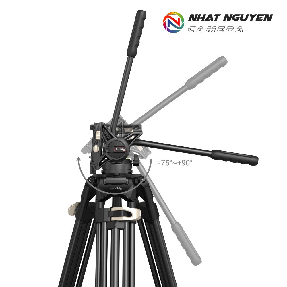 Chân máy SmallRig Heavy-Duty Fluid Head Tripod AD-01 3751