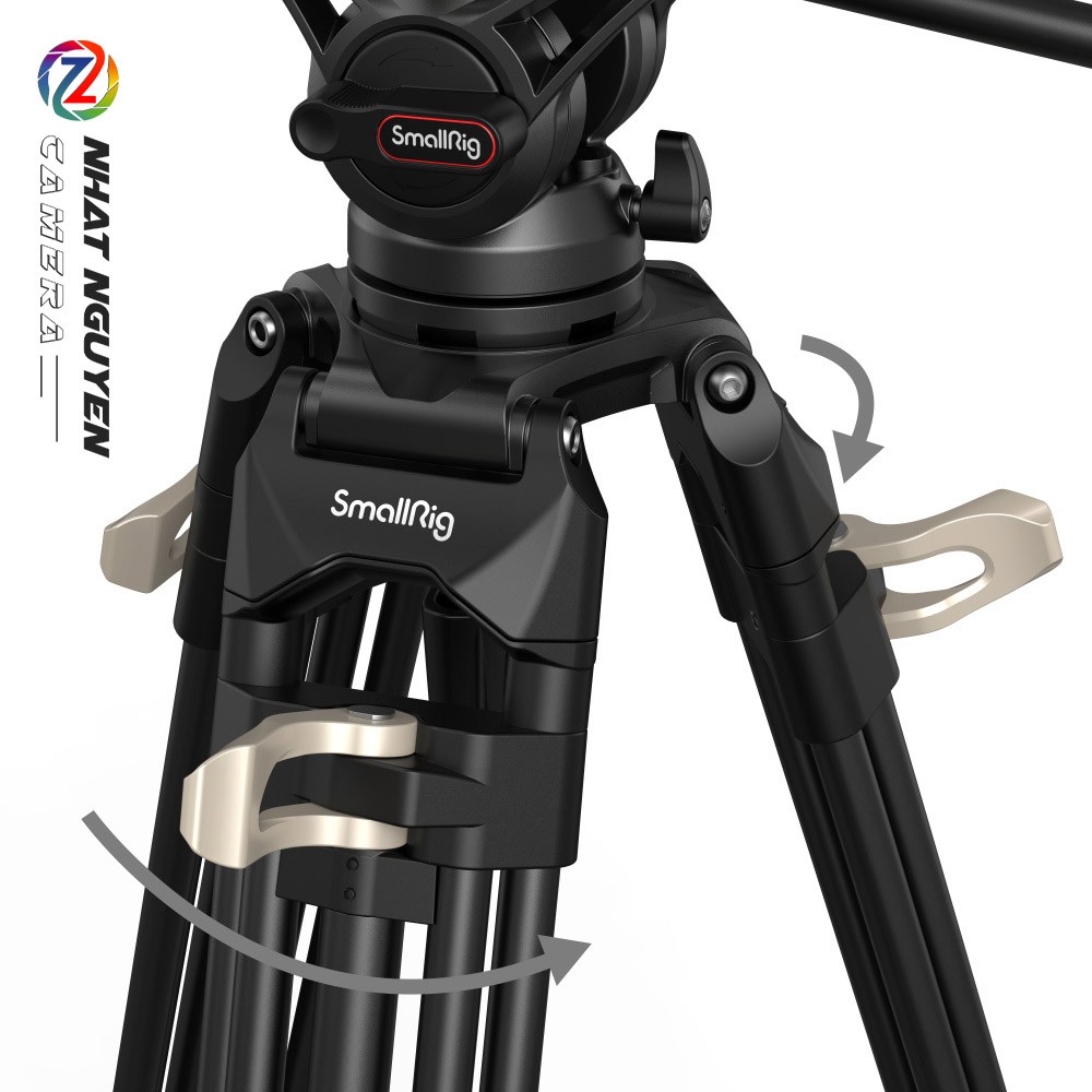 Chân máy SmallRig Heavy-Duty Fluid Head Tripod AD-01 3751