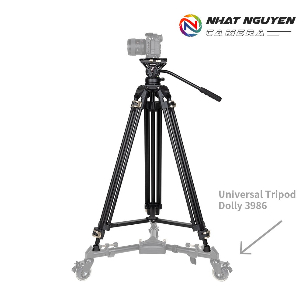 Chân máy SmallRig Heavy-Duty Fluid Head Tripod AD-01 3751