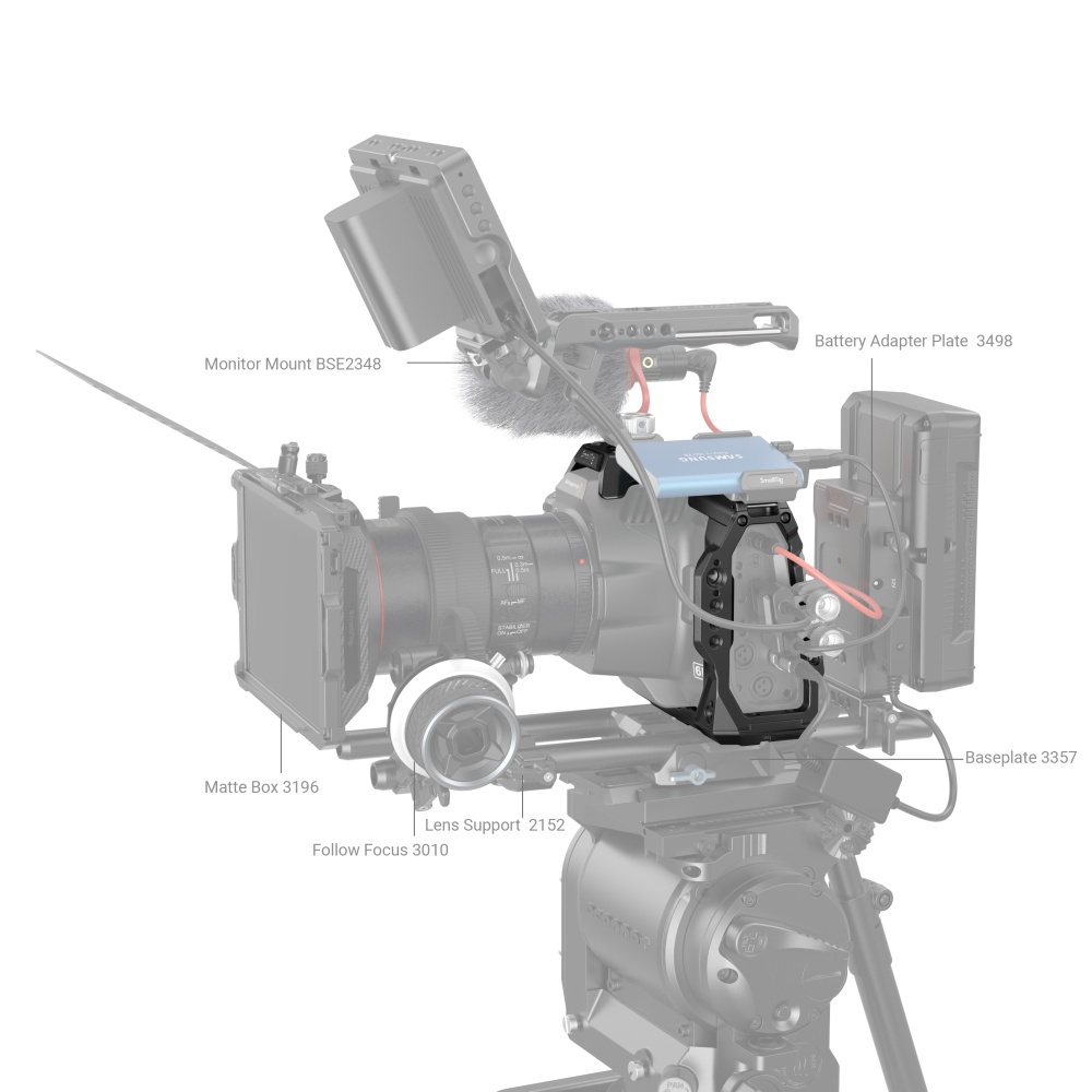SmallRig Camera Half Cage for BMPCC 6K Pro 6K Pro / 6K G2 - 3665