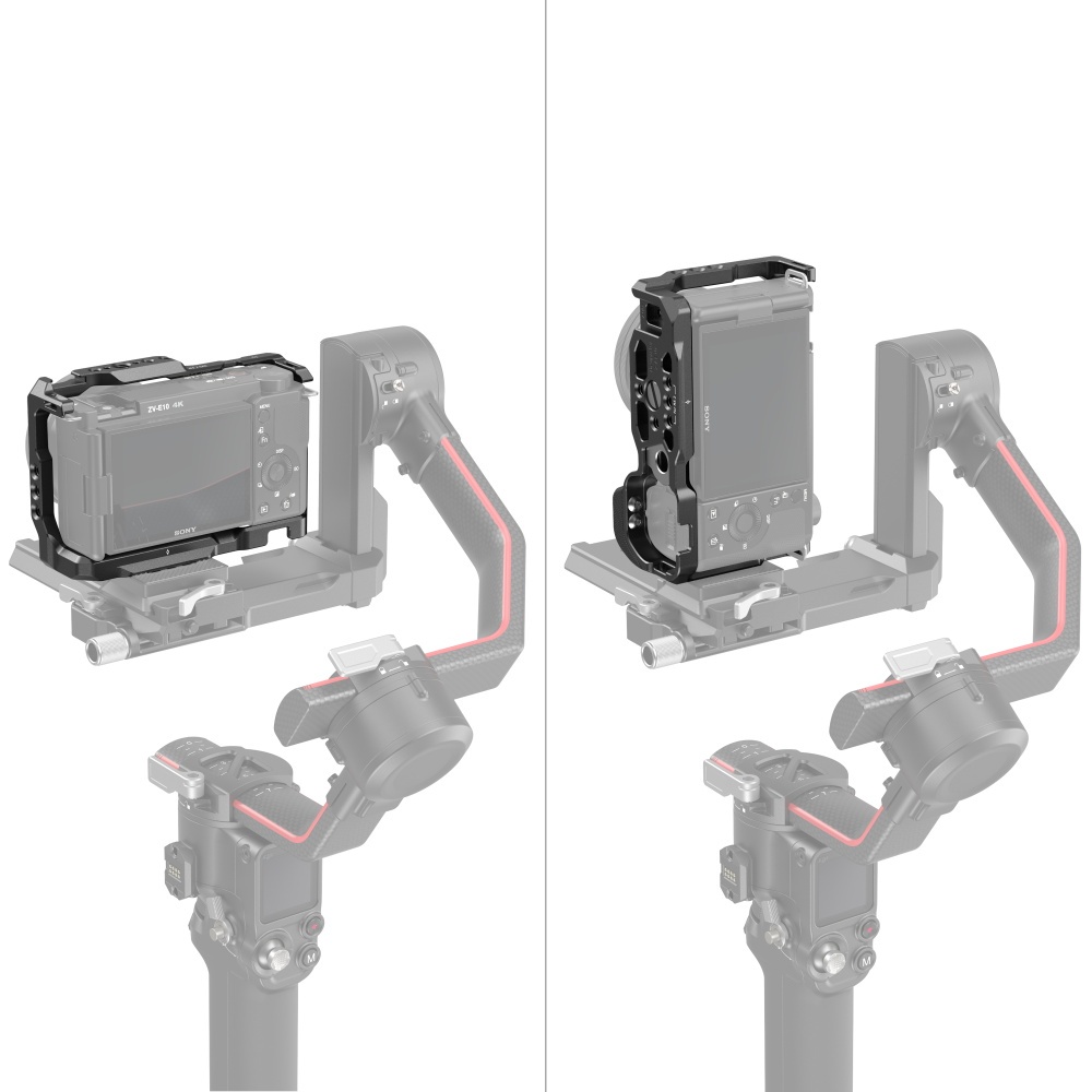 SMALLRIG Camera Cage with Grip for Sony ZV-E10 - 3538B