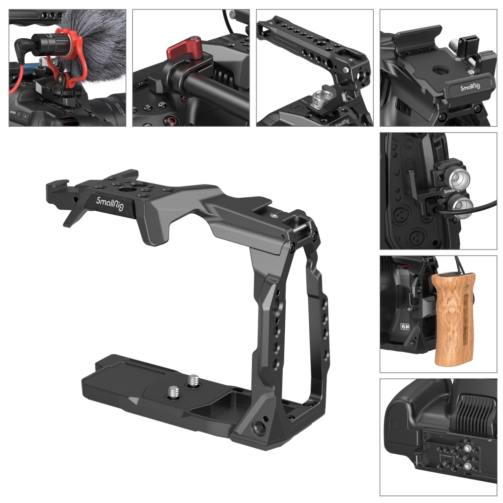 SmallRig Camera Half Cage for BMPCC 6K Pro 6K Pro / 6K G2 - 3665