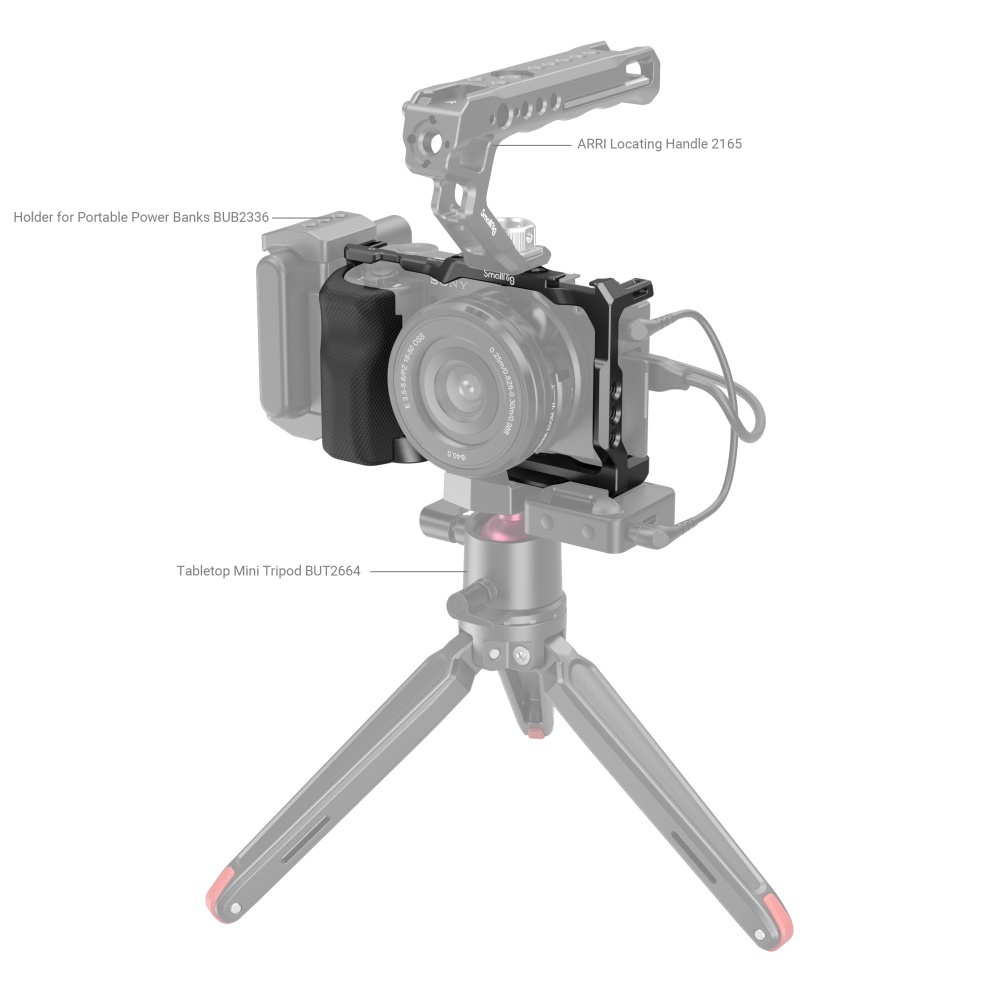 SMALLRIG Camera Cage with Grip for Sony ZV-E10 - 3538B