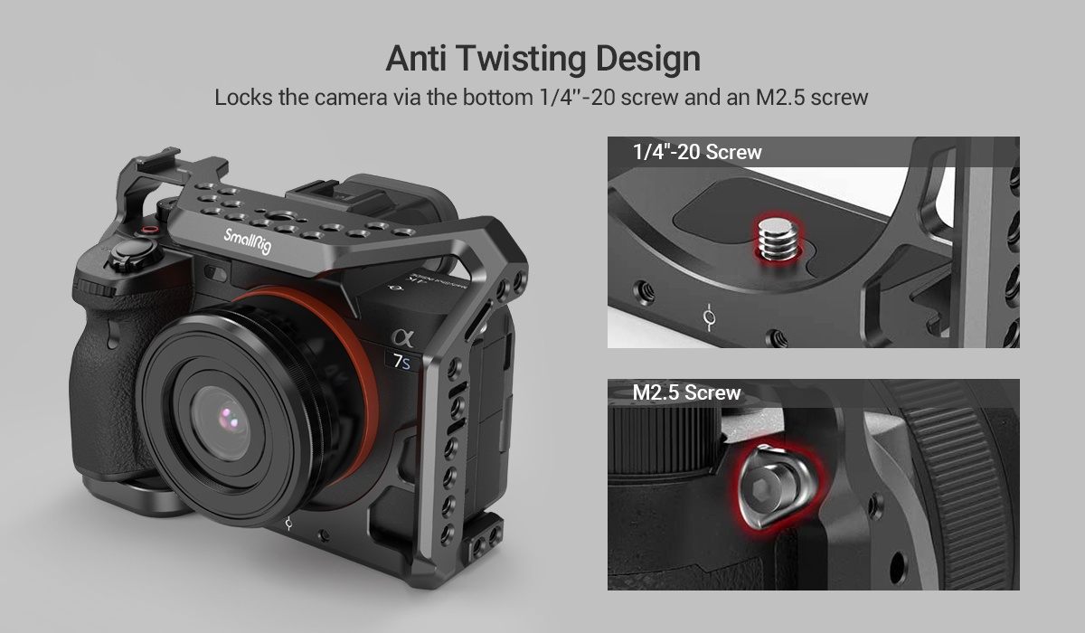SmallRig Camera Cage for Sony Alpha 7S III A7S III A7S3 2999
