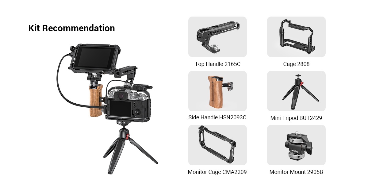 SMALLRIG Cage for FUJIFILM X-T4 Camera CCF2808