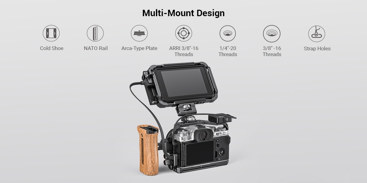 SMALLRIG Cage for FUJIFILM X-T4 Camera CCF2808