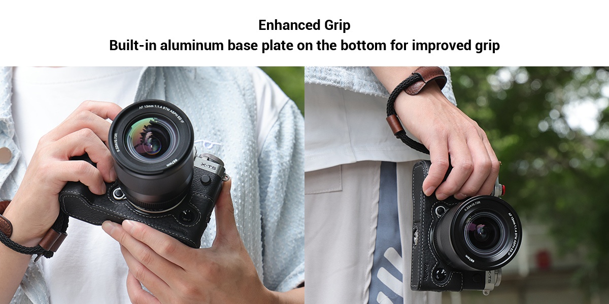 SMALLRIG Half Case / Wrist Strap Kit for FUJIFILM X-T5 - 3927