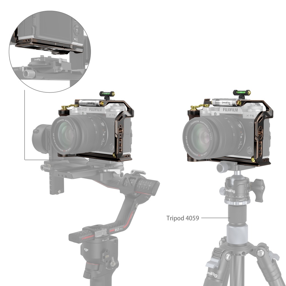 SmallRig Retro Cage for FUJIFILM X-T5 - 3870