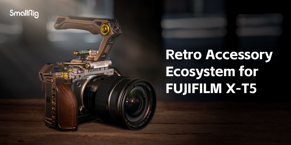 SMALLRIG Retro Handheld Cage Kit for FUJIFILM X-T5 - 3872