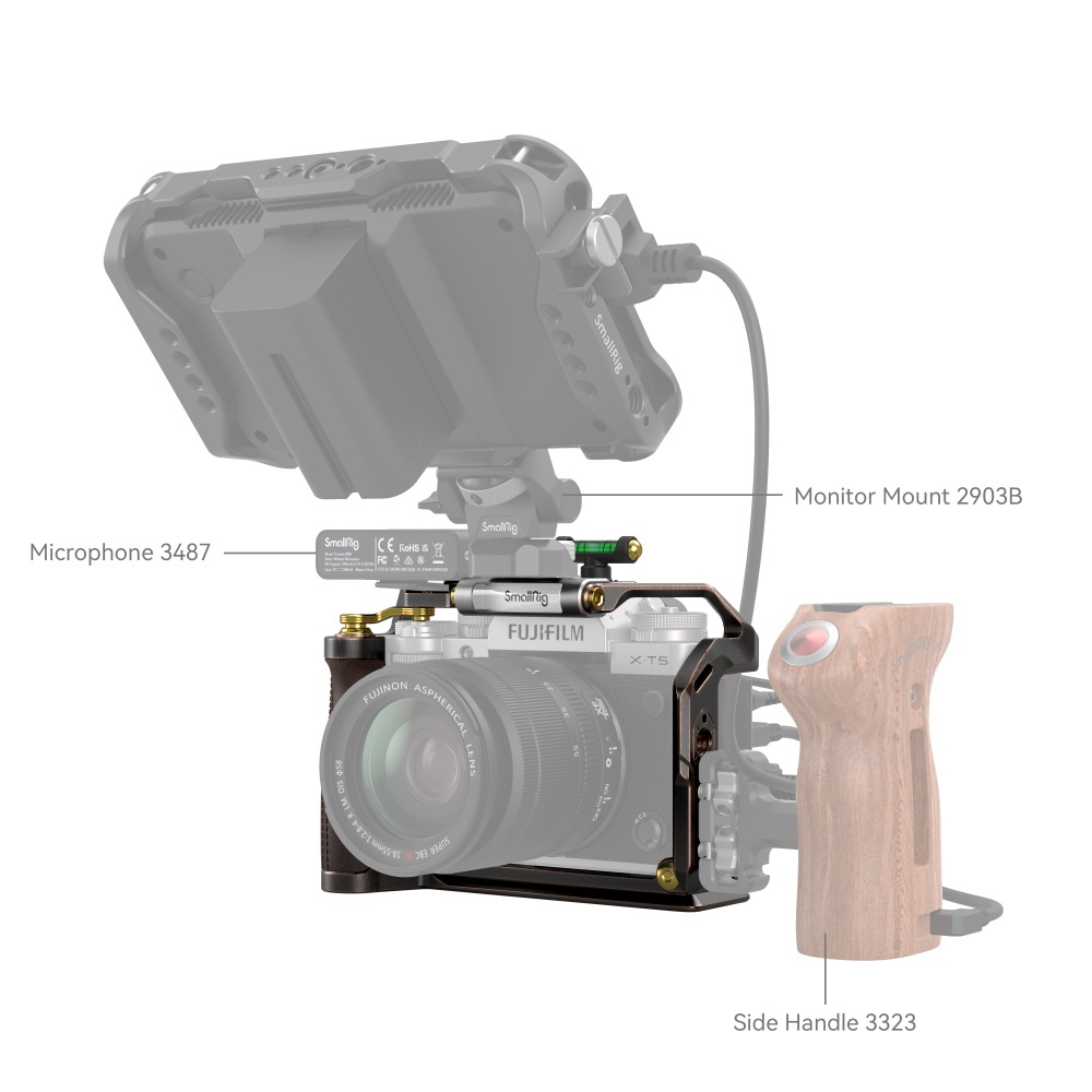 SmallRig Retro Cage for FUJIFILM X-T5 - 3870