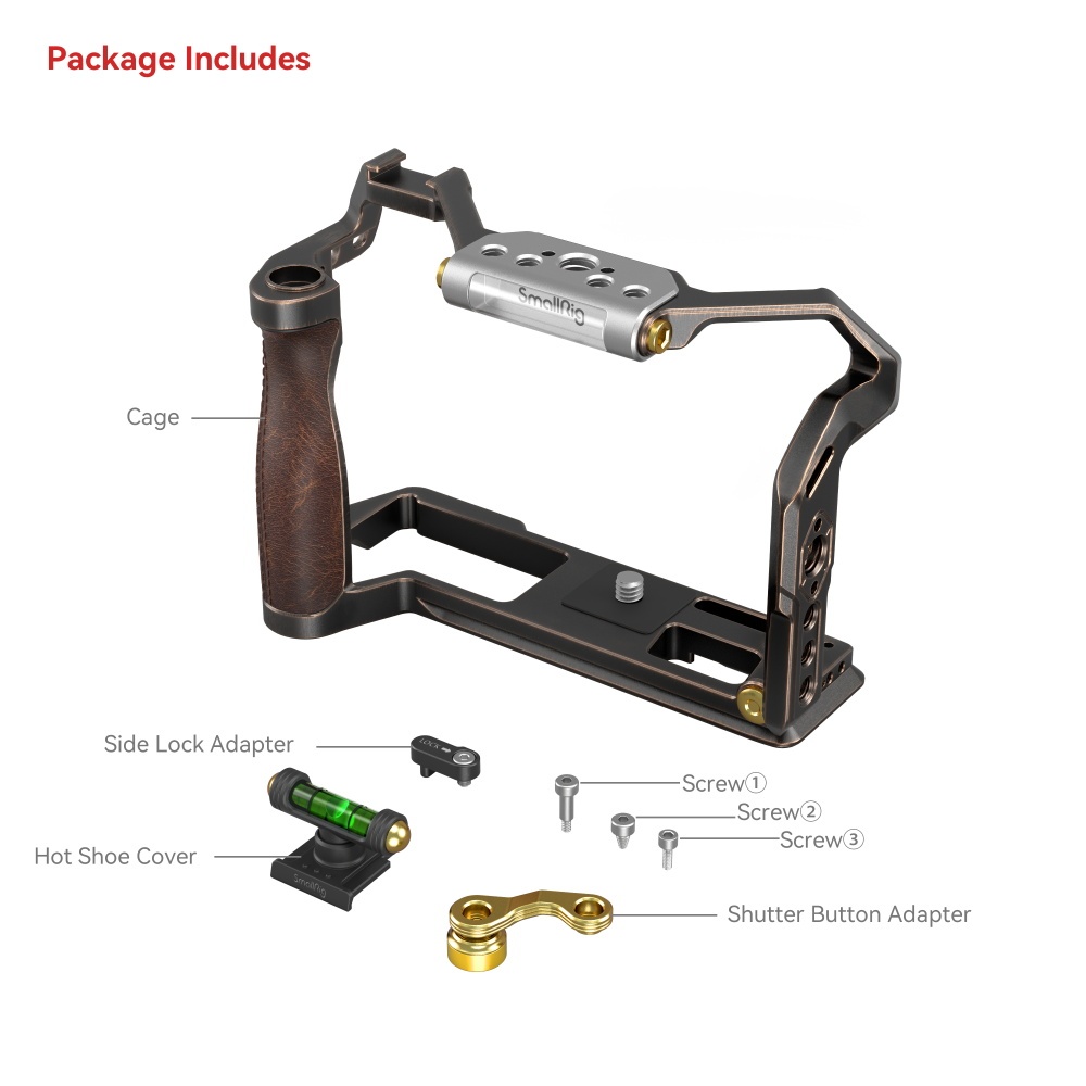 SmallRig Retro Cage for FUJIFILM X-T5 - 3870