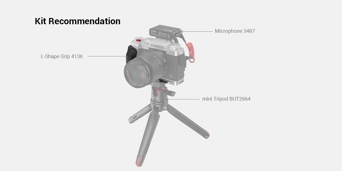 SmallRig L-Shape Grip for FUJIFILM X-T5 - 4136