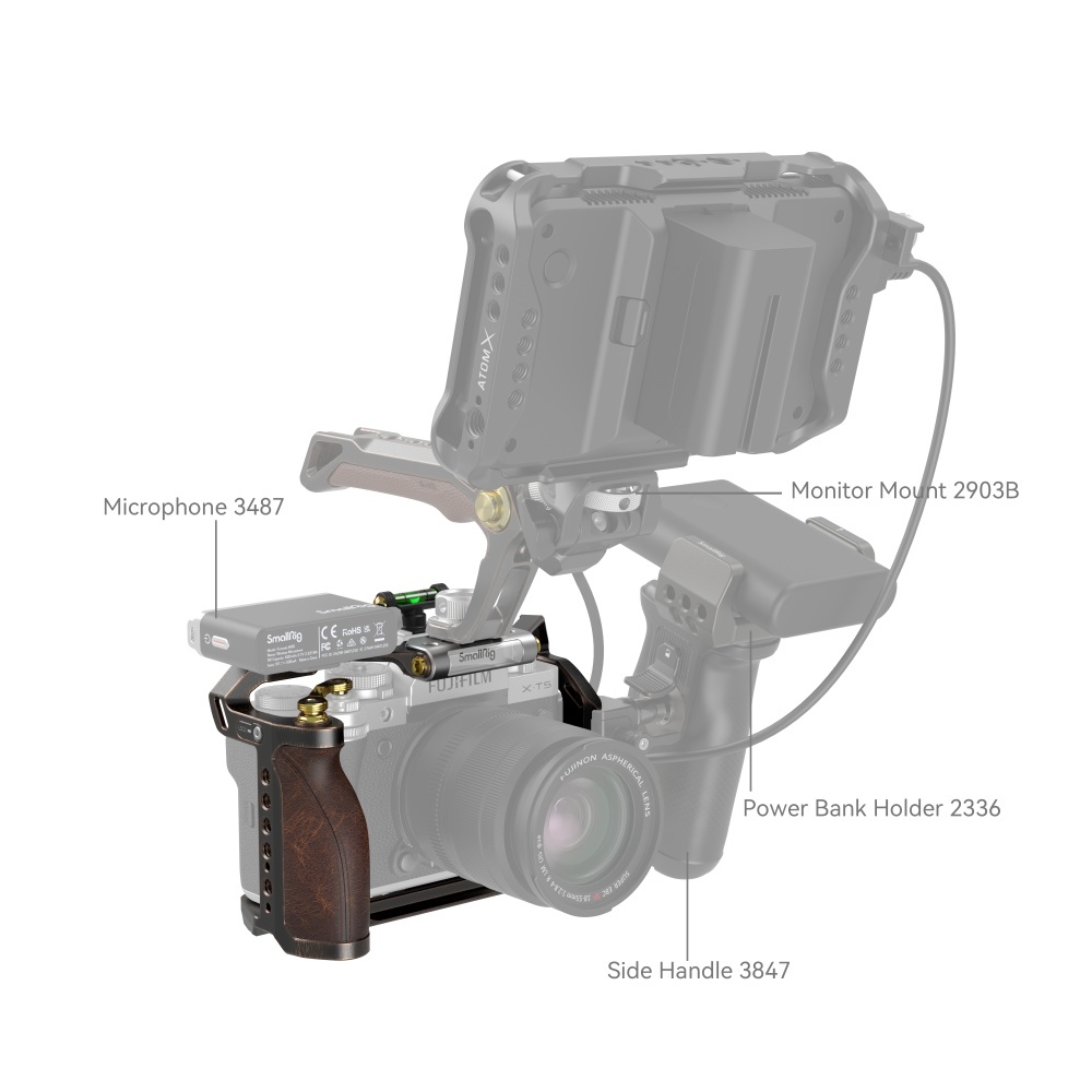 SmallRig Retro Cage for FUJIFILM X-T5 - 3870