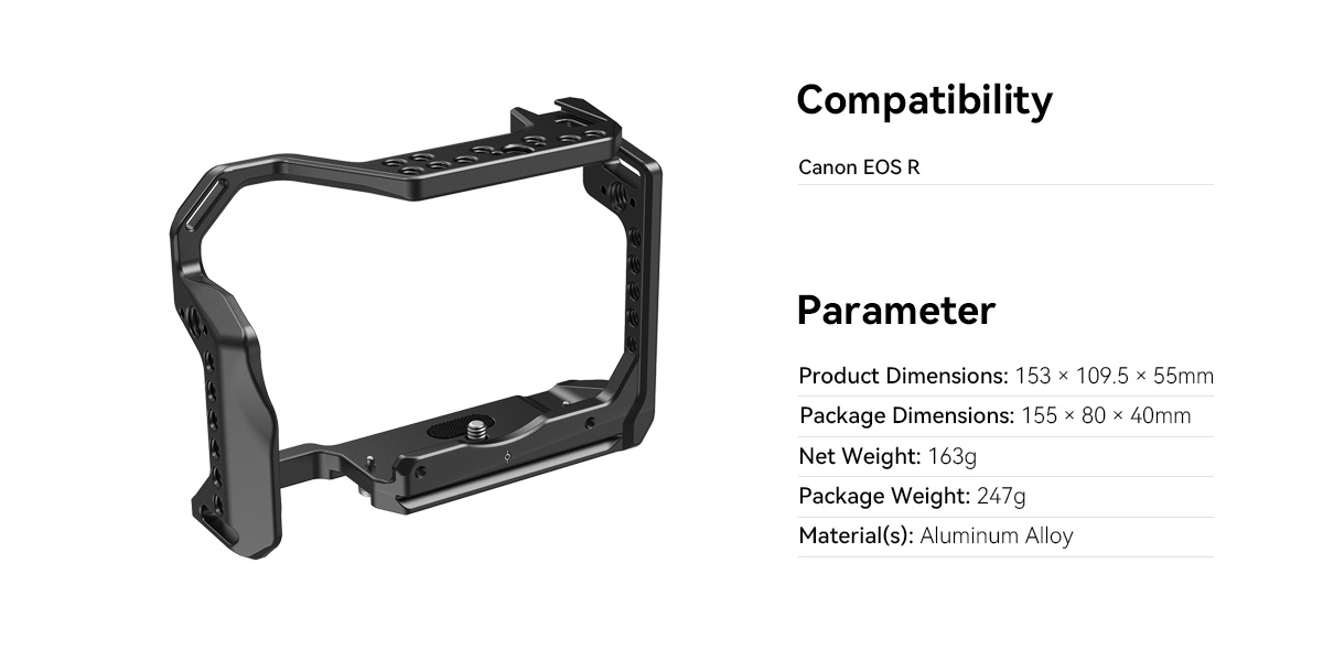 SmallRig Camera Cage for Canon EOS R CCC2803