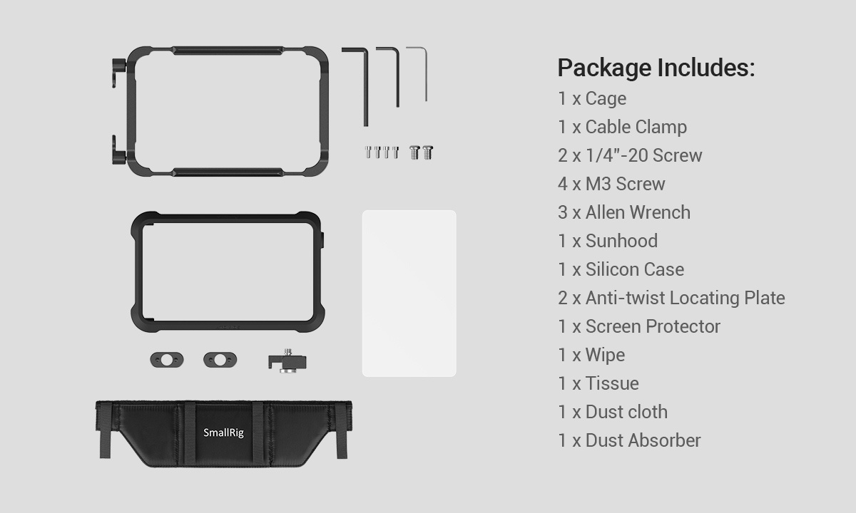 SmallRig Cage Kit for Atomos Ninja V/Ninja V+ 3788