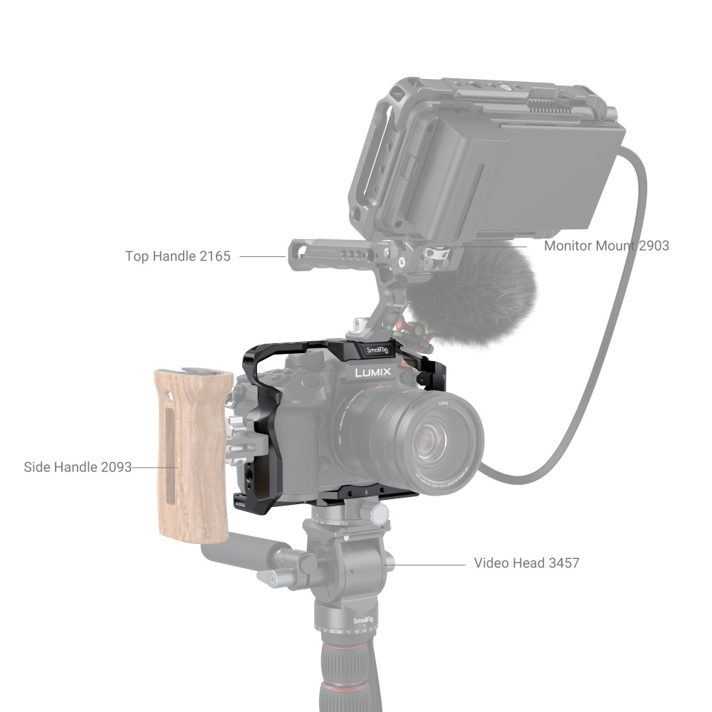 SmallRig Full Camera Cage for Panasonic LUMIX GH6 3784