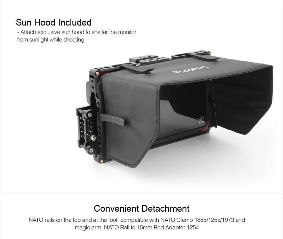 SmallRig Atomos 7" Monitor Cage with Sunhood 2008