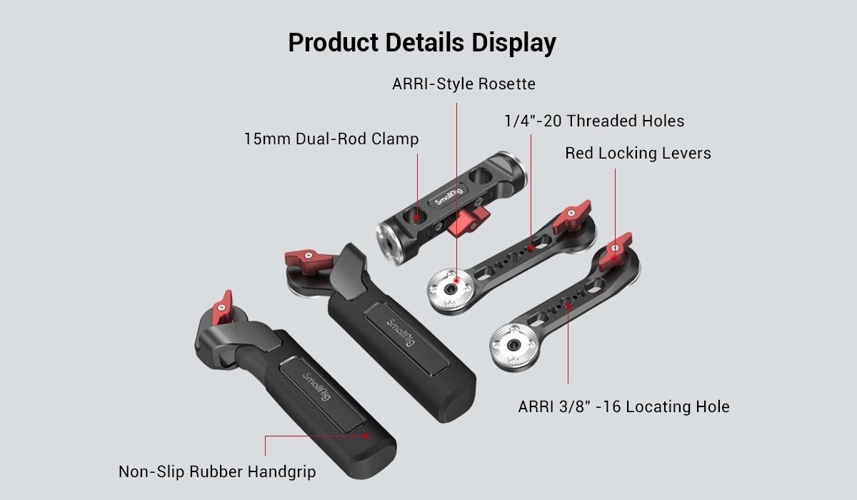 SmallRig Shoulder Rig Handle Kit 2002F