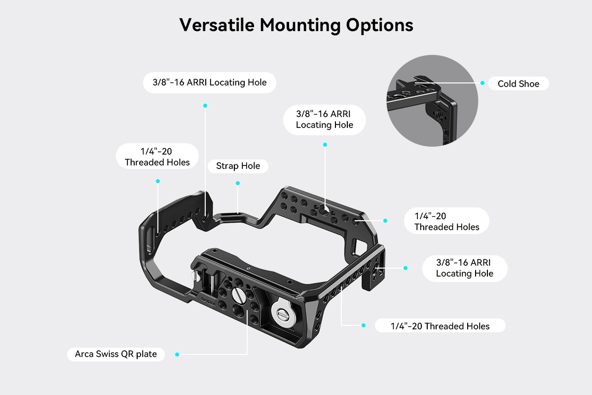 SmallRig Camera Cage for Canon EOS R CCC2803