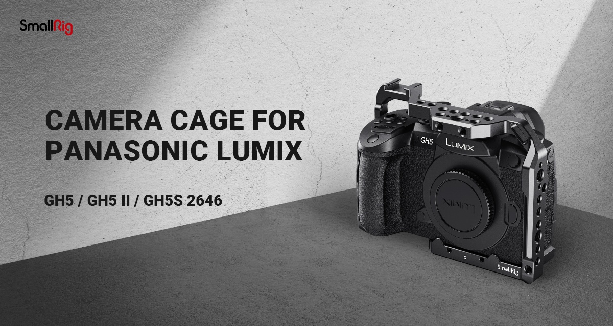 SmallRig Camera Cage for Panasonic Lumix GH5/GH5 II and GH5S CCP2646