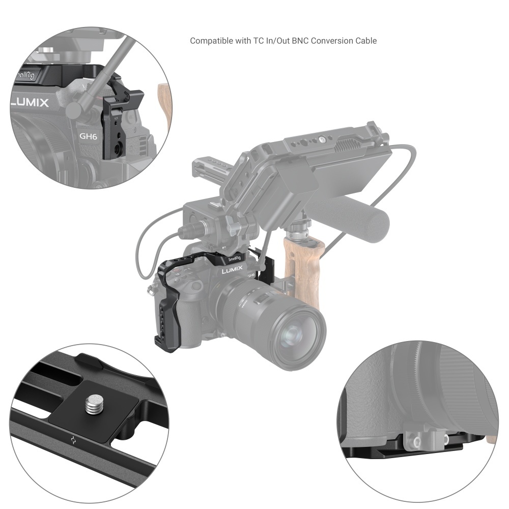 SmallRig Full Camera Cage for Panasonic LUMIX GH6 3784