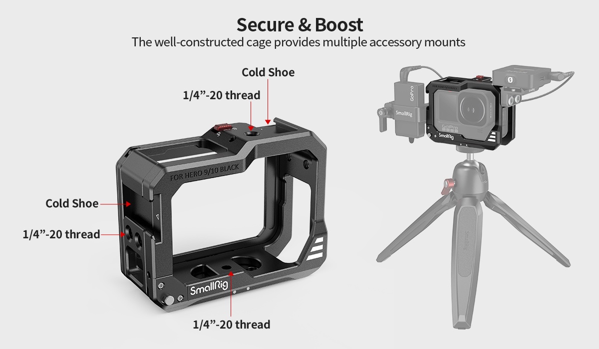 SmallRig GoPro Hero 11/10/9 Black Camera Cage 3084B