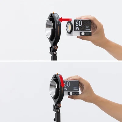 ZHIYUN Bowens Mount Adapter cho đèn Molus G60 (ZY Mount)