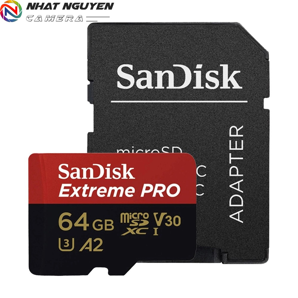 Thẻ Nhớ MicroSDXC SanDisk Extreme Pro V30 A2 64GB 200MB/s SDSQXCU-064G