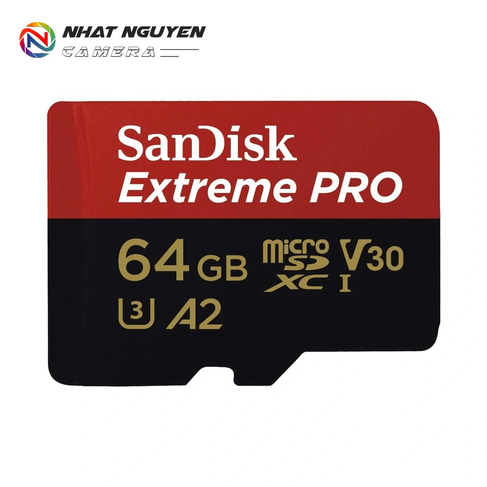 Thẻ Nhớ MicroSDXC SanDisk Extreme Pro V30 A2 64GB 200MB/s SDSQXCU-064G