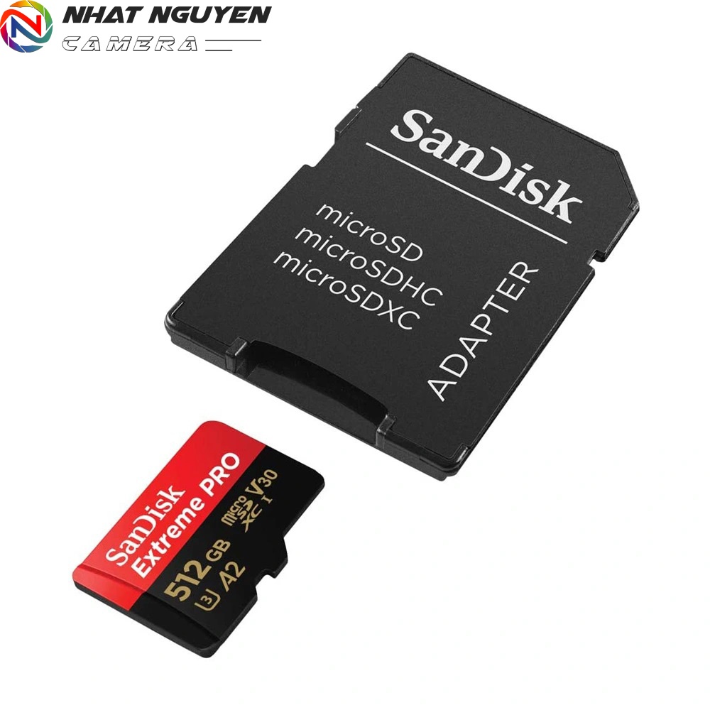 Thẻ Nhớ MicroSDXC SanDisk Extreme Pro V30 A2 512GB 200MB/s SDSQXCD-512G