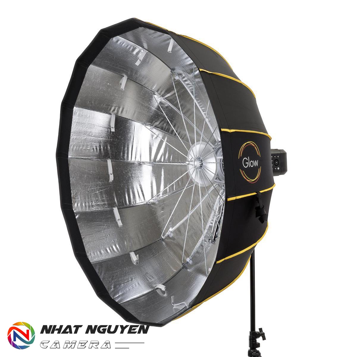 Glow EZ Lock Collapsible Silver Beauty Dish 106cm