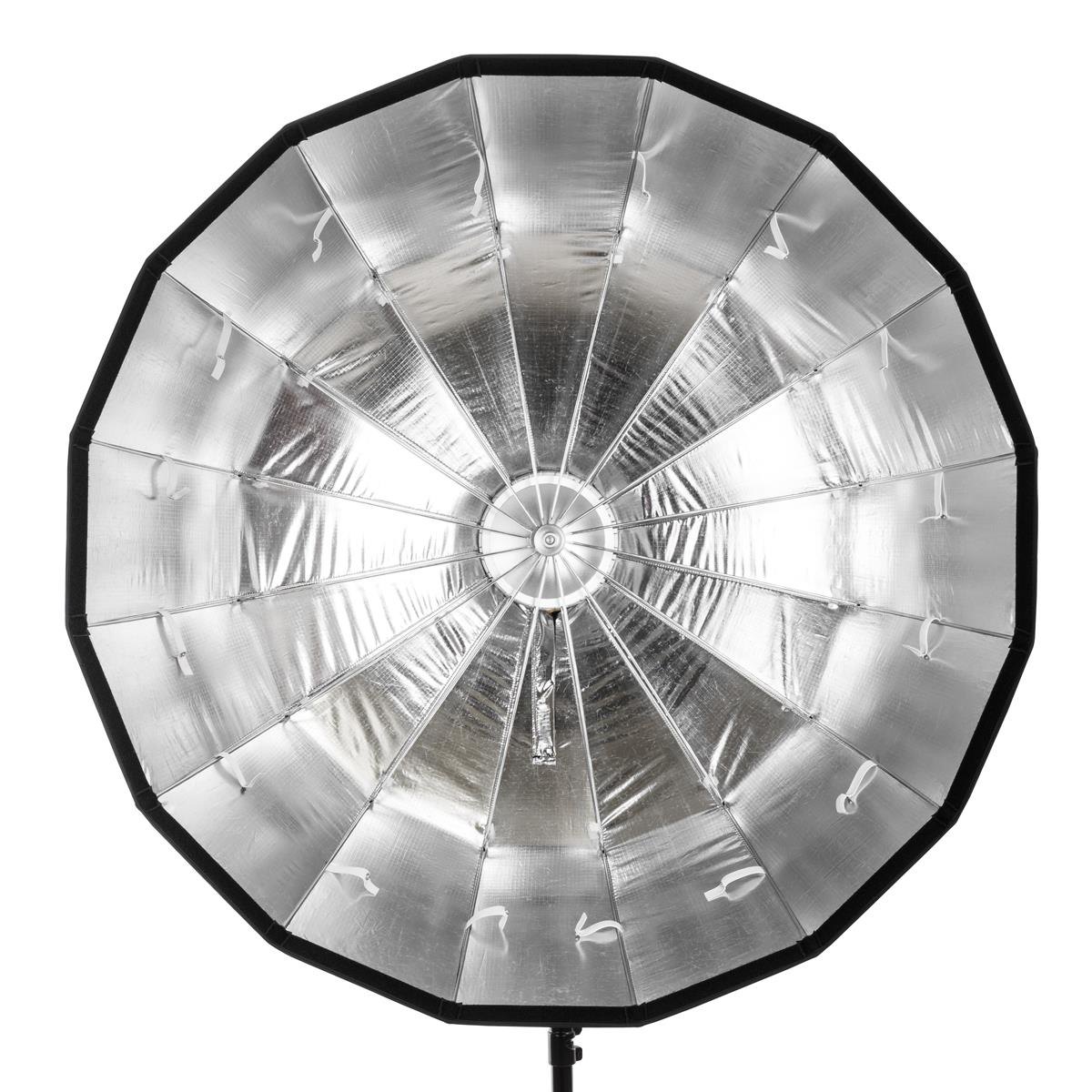 Glow EZ Lock Collapsible Silver Beauty Dish 106cm