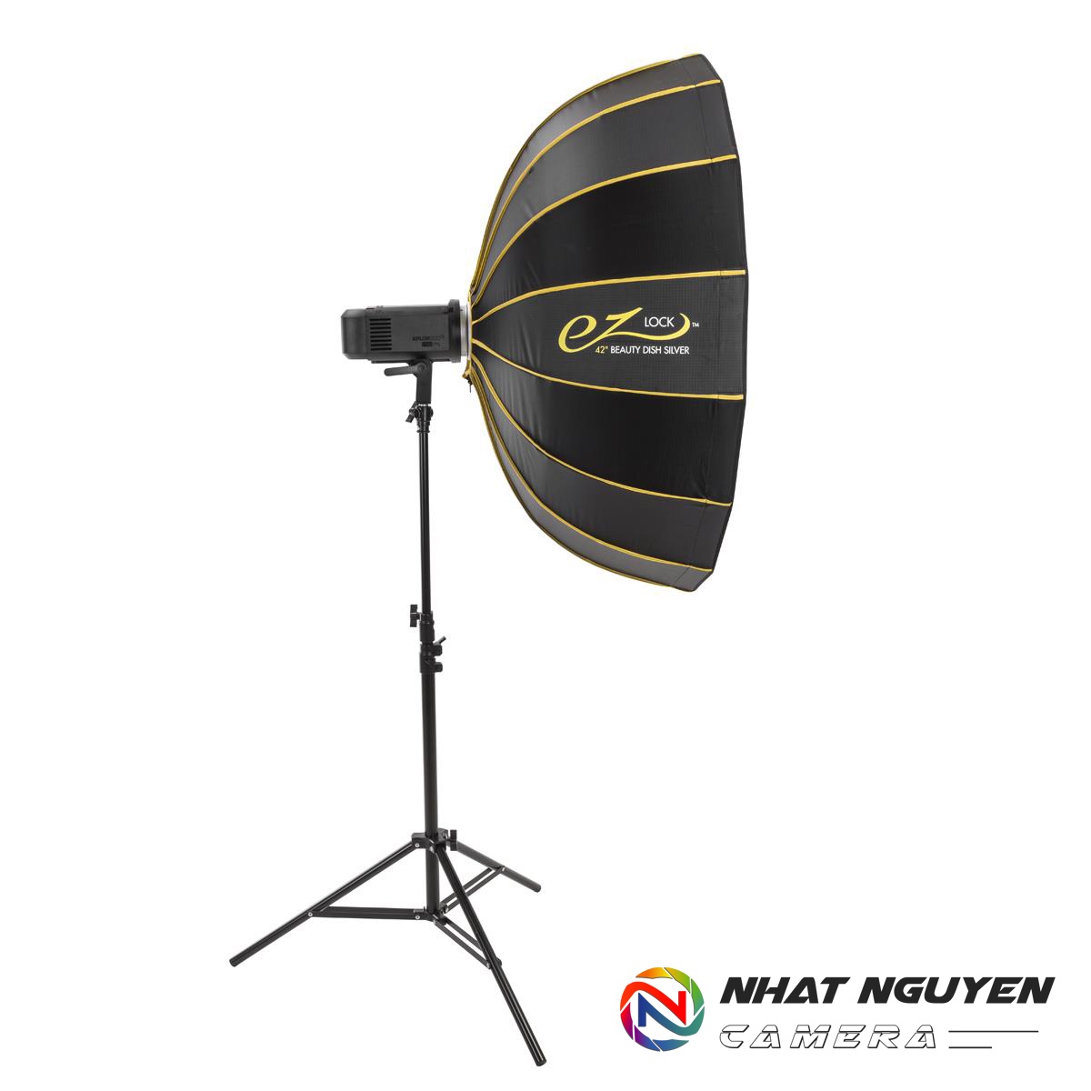 Glow EZ Lock Collapsible Silver Beauty Dish 106cm