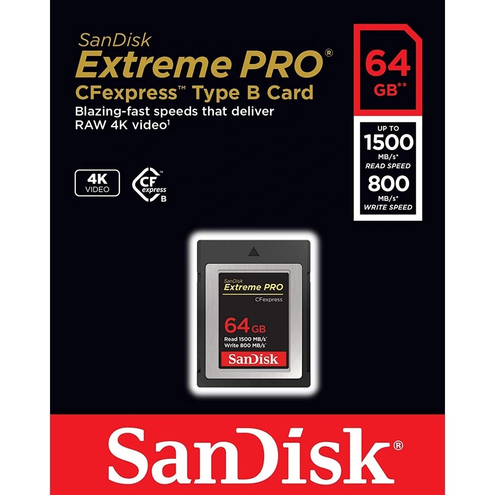 Thẻ Nhớ Sandisk CF Express Type B 64GB