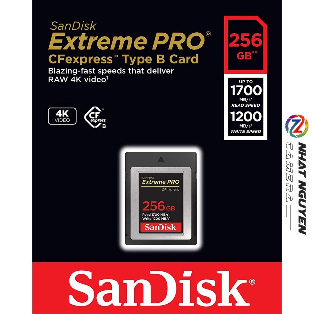 Thẻ nhớ Sandisk CF Express Type B 256GB