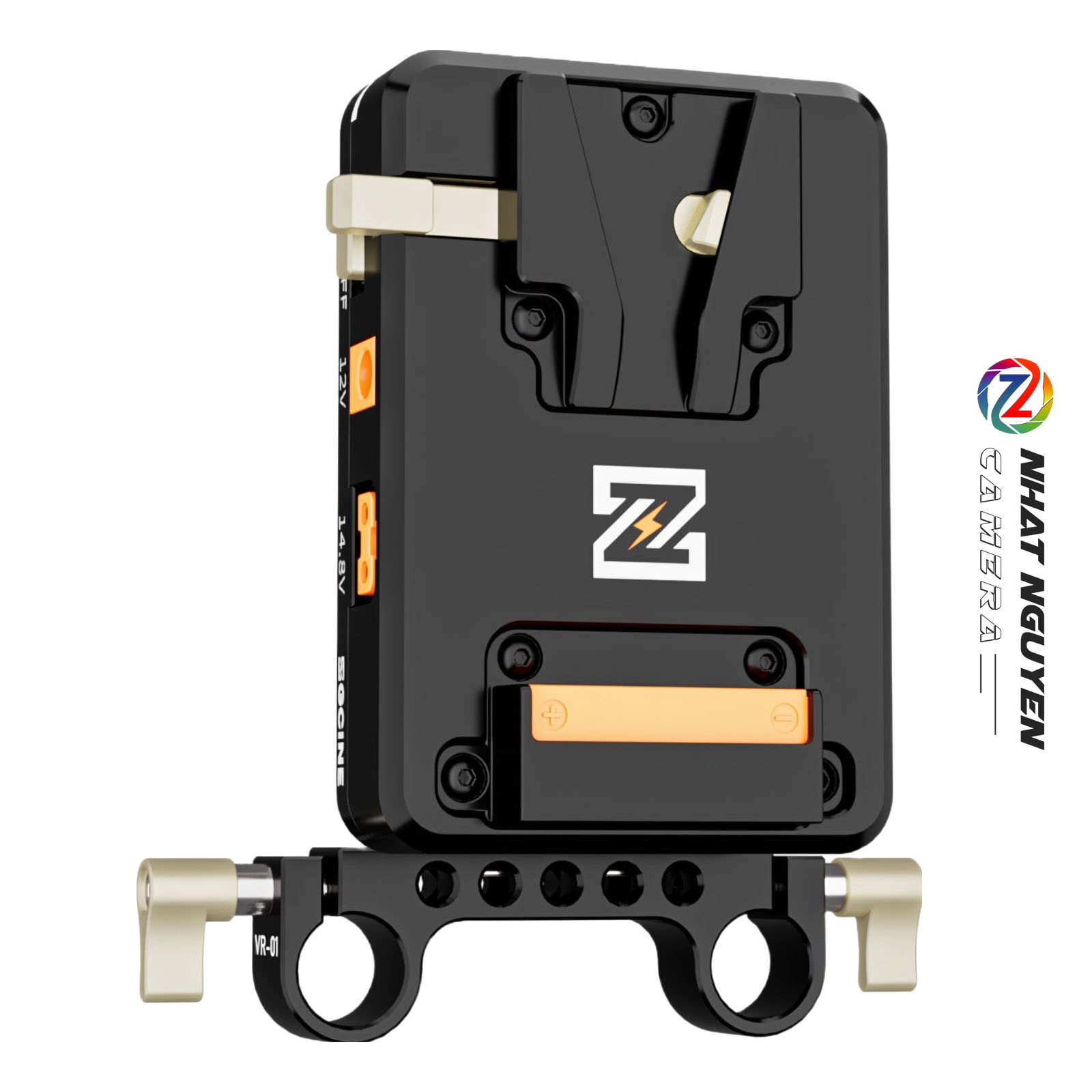 ZGCINE VP2 KIT 3 V-mount battery plate (Support USB-C PD input) - Tấm Gắn Pin ZGCINE VM VP2 KIT 3