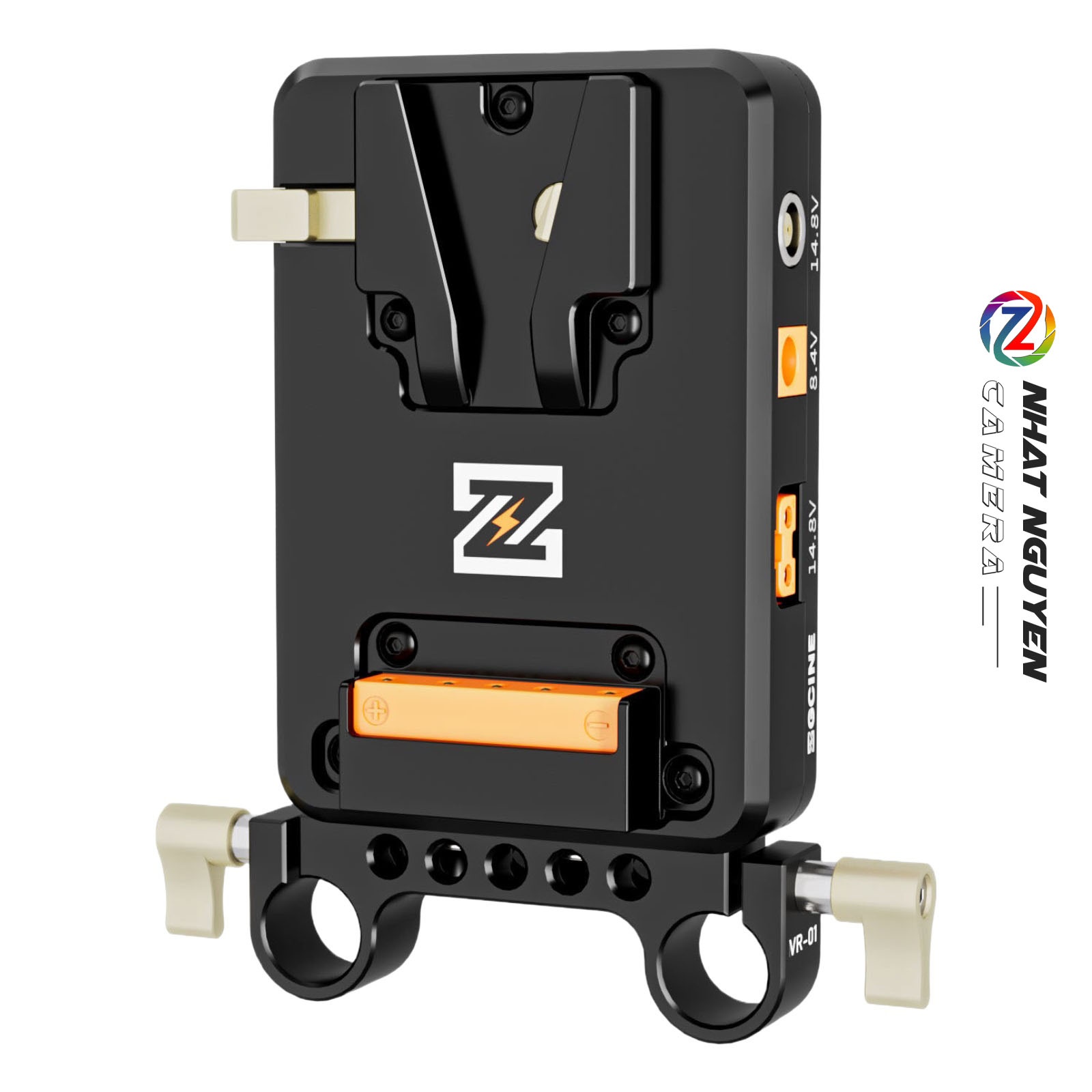 ZGCINE VP2 KIT 1 V-MOUNT BATTERY PLATE (SUPPORT USB-C PD INPUT) - Tấm Gắn Pin ZGCINE VP2 KIT1