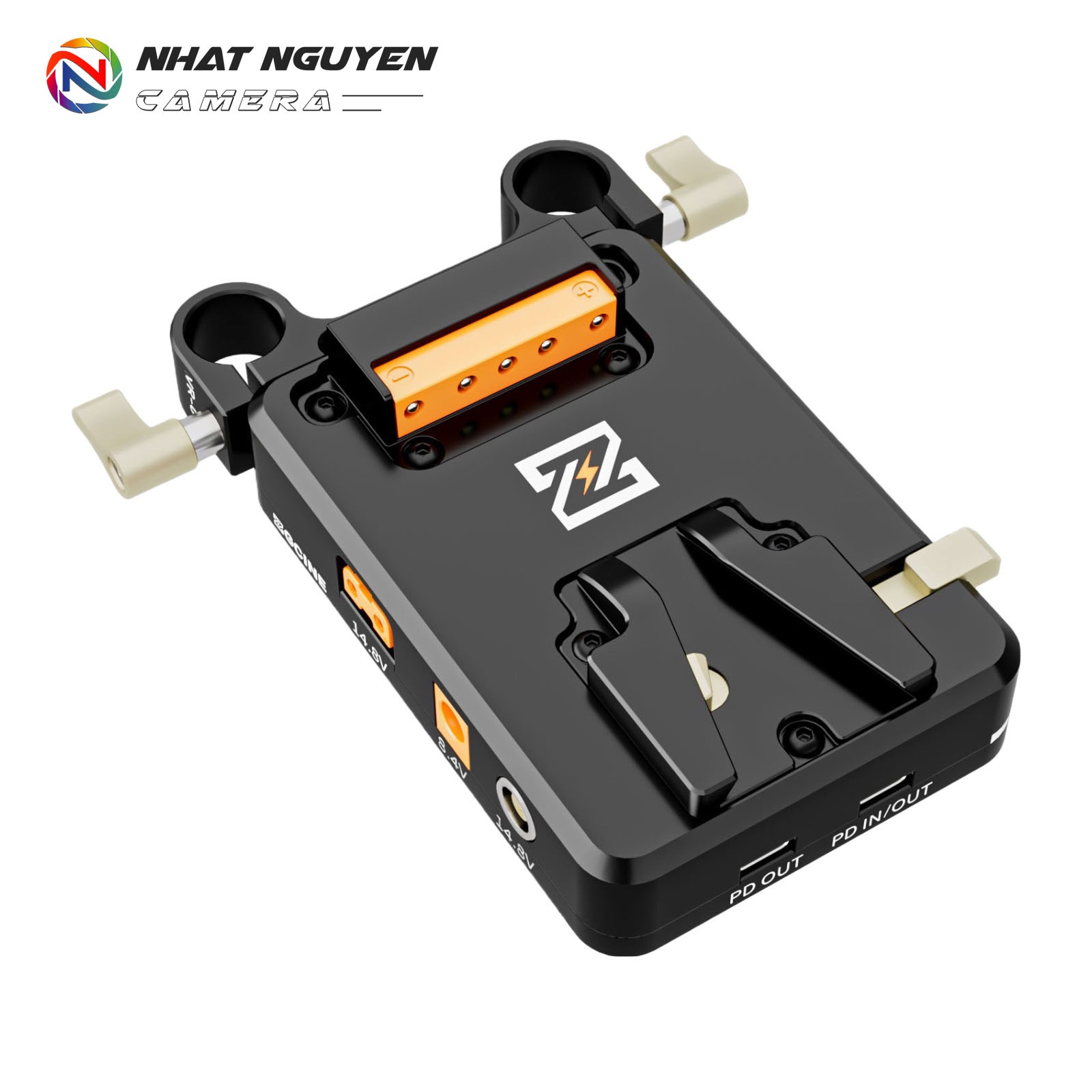 ZGCINE VP2 KIT 1 V-MOUNT BATTERY PLATE (SUPPORT USB-C PD INPUT) - Tấm Gắn Pin ZGCINE VP2 KIT1