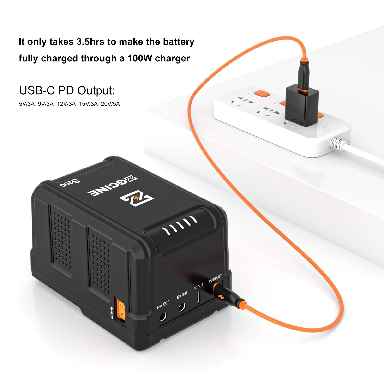 ZG-S200 V Mount Battery - Pin ZGCINE S200