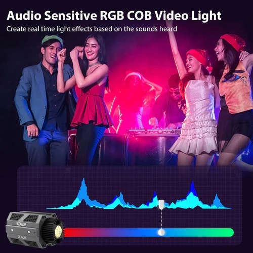 Đèn COLBOR CL60R COB Video Light - RGBWW65W Full Color 2700K-6500K Bowens Mount APP Control