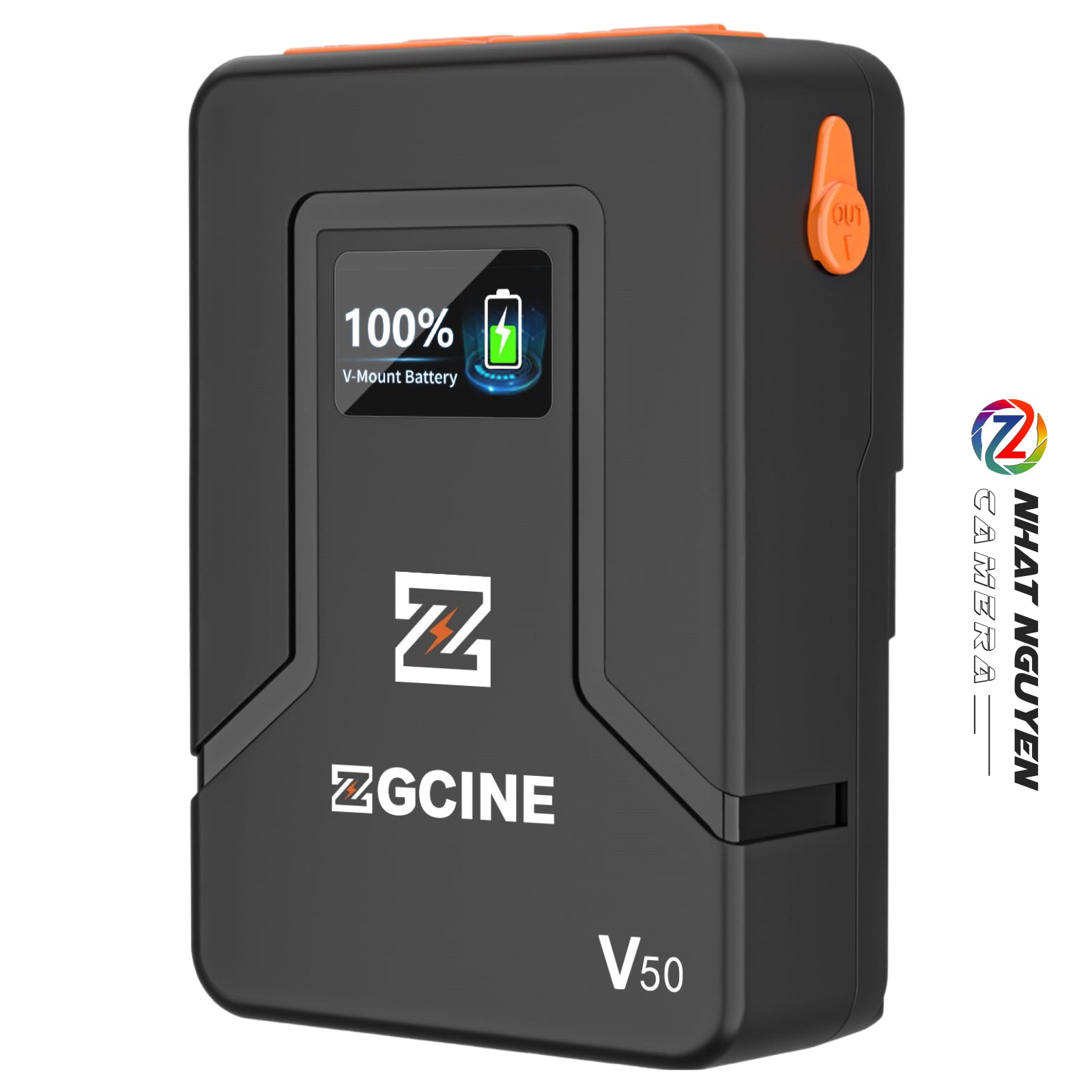 ZG-V50 V-MOUNT BATTERY 50Wh POCKET SIZE WITH PD FAST CHARGING - Pin Vmount ZGCINE V50