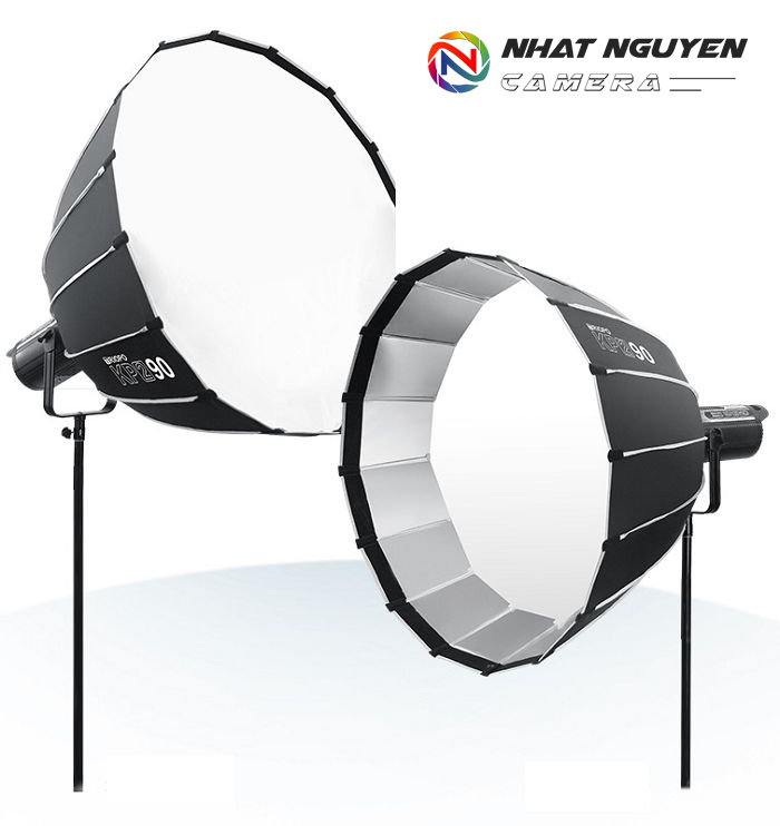 SOFTBOX PARABOLIC THAO TÁC NHANH TRIOPO KP2-90 90cm có tổ ổng