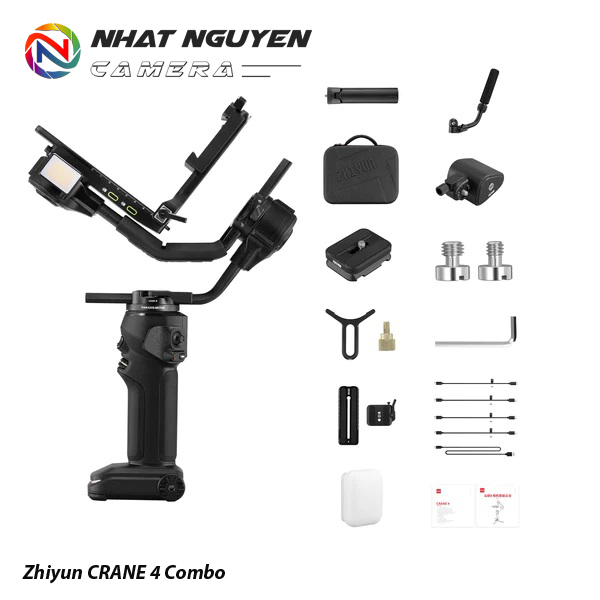 Zhiyun CRANE 4 COMBO- Gimbal chống rung Zhiyun CRANE 4 - Bảo hành 12 tháng