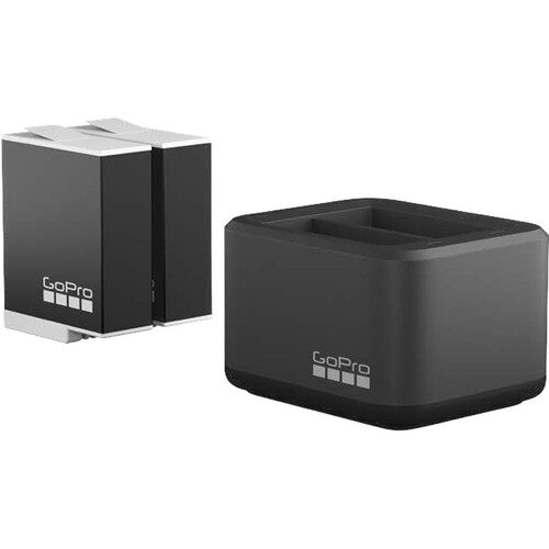 Bộ Pin Enduro 2 Pin sạc + kèm dock sạc cho Gopro 12, Gopro 11, Gopro 10, 9