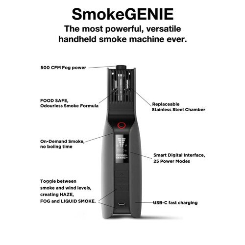 Máy Tạo Khói SmokeGENIE STARTER KIT - CHÍNH HÃNG