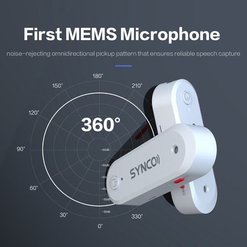 Micro Synco G3 (Pearl White, 2.4 GHz) - Bảo hành 12 tháng